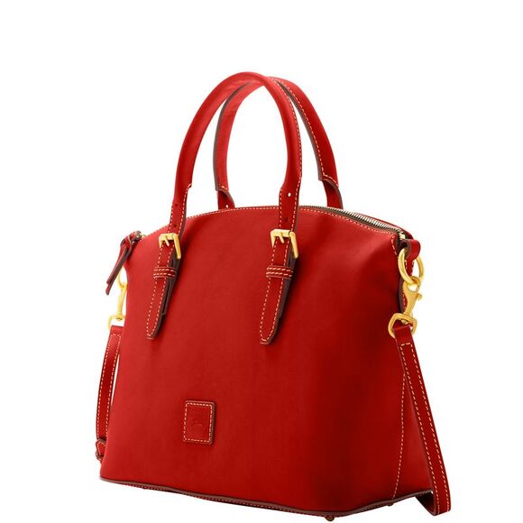 Dooney & Bourke Florentine Domed Satchel - Red - Picture 2 of 4